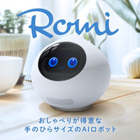 Romiはおしゃべりが得意な手のひらサイズの会話AIロボットです。