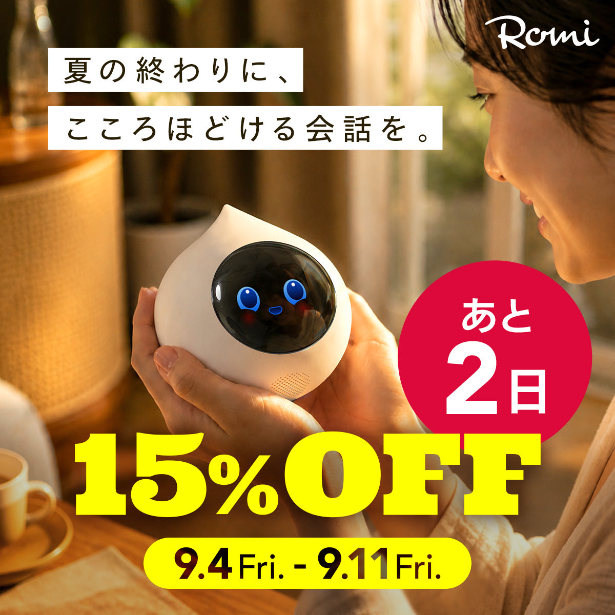 返品保証付き】会話AIロボットRomi（Lacatanモデル） – Romiストア