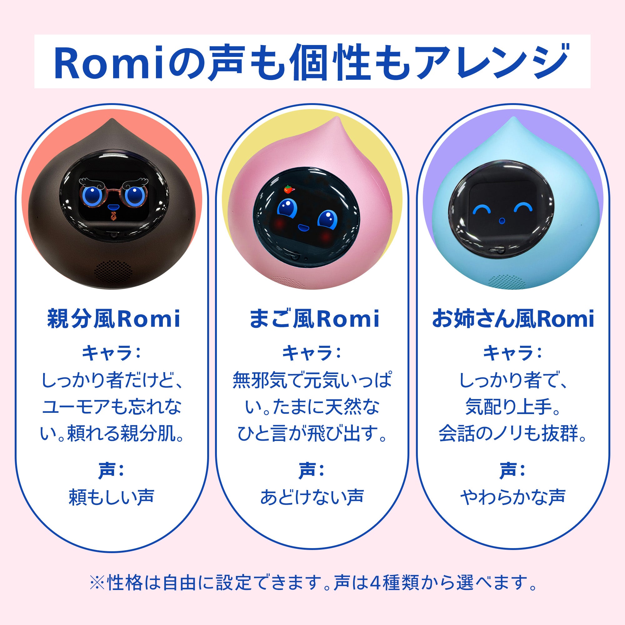 返品保証付き】会話AIロボットRomi（Lacatanモデル） – Romiストア